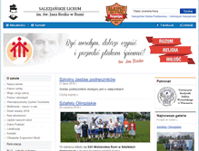 Tablet Screenshot of liceum.salezjanskie.pl